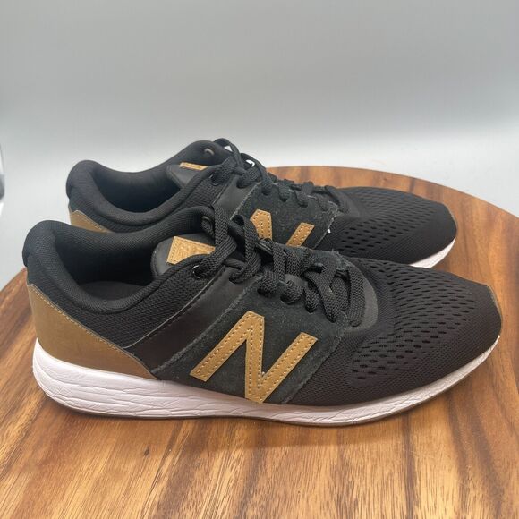 New Balance 24 V1 Shoes Mens Size 8.5 Black Running Walking Comfort Sneakers - Picture 1 of 8